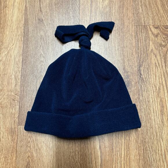 J. Peterman Company Dark Blue Beanie Cap Hat Size Medium Unisex Made in Italy - Picture 1 of 7